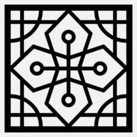 Geometric and simple pattern for background, decoration, panel, for cnc cutting vector