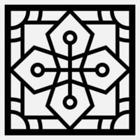 Geometric and simple pattern for background, decoration, panel, for cnc cutting vector