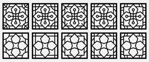 Geometric and simple pattern for background, decoration, panel, for cnc cutting vector