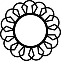 circulo decorativo elemento 2 ese usted lata utilizar como marco, logo, etc. vector