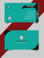 Visiting Card Design. Business Card Design Template. Professional Business Card. vector