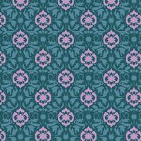 Flat Elegant decorative floral pattern design. Colorful floral pattern suitable for background, texture, fabric, wrapping, textile, clothing, print or others. vector