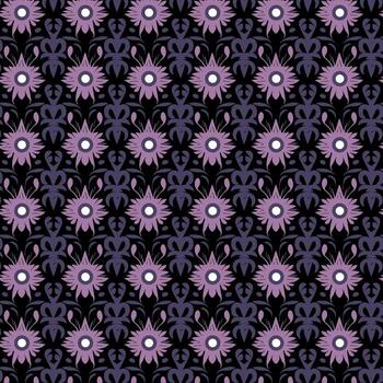 Flat Elegant decorative floral pattern design. Colorful floral pattern suitable for background, texture, fabric, wrapping, textile, clothing, print or others. vector