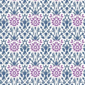 Flat Elegant decorative floral pattern design. Colorful floral pattern suitable for background, texture, fabric, wrapping, textile, clothing, print or others. vector