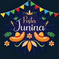 Festa Junina celebration stock illustration vector