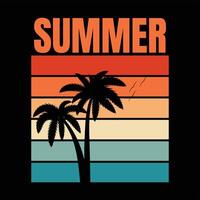 summer t shirt design vector