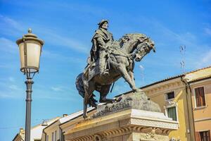 Horse statue of Garibaldi photo