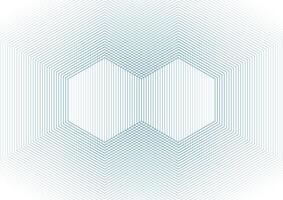 Blue hexagonal lines abstract futuristic tech background vector