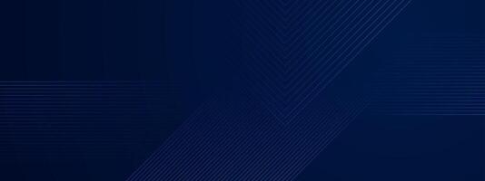 Dark blue minimal lines abstract geometric background vector
