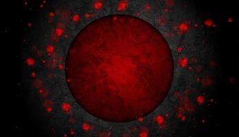 Red black grunge corporate background with glowing particles vector