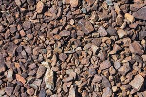 Close up view of gravel surface as background, texture photo