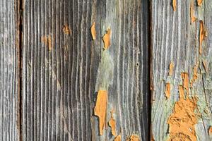 Envejecido pintado de madera pared tablones como textura, fondo, de cerca foto