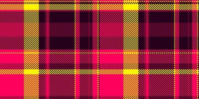 Service background fabric textile, season pattern texture . Direct tartan plaid check seamless in bright and black colors. vector