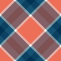 Textile pattern tartan of check fabric with a seamless texture background plaid. vector