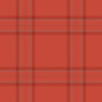 Plaid seamless pattern in red. Check fabric texture. textile print. vector