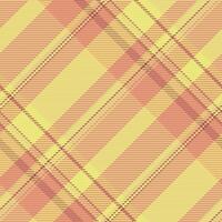 Livingroom textile fabric tartan, exotic seamless background check. Club plaid texture pattern in orange and amber colors. vector