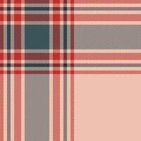 Plaid check pattern. Seamless fabric texture. Tartan textile print. vector