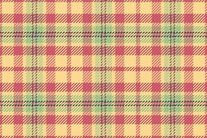 Plaid pattern background of fabric seamless check with a textile texture tartan . vector
