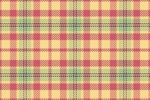 Plaid pattern background of fabric seamless check with a textile texture tartan . vector