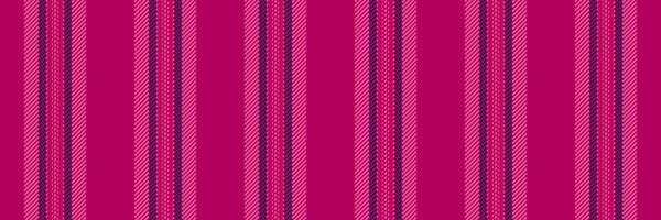 Invitation fabric vertical pattern, geometrical texture lines background. Basic seamless textile stripe in pink and dark colors. vector