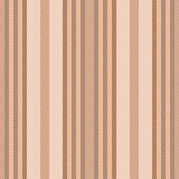 T-shirt lines fabric textile, italy texture seamless . Doodle vertical background pattern stripe in light and orange colors. vector