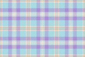 Mosaic fabric pattern tartan, artwork check background plaid. 60s texture textile seamless in light and powder blue colors. vector