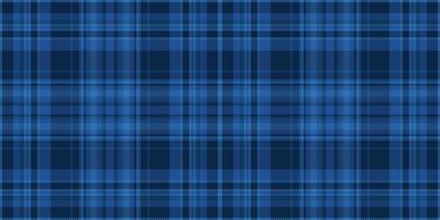 Multi texture textile fabric, primary seamless check. Direct plaid tartan background pattern in blue and dark colors. vector