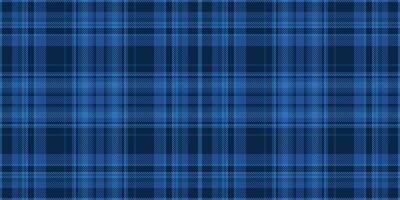 Multi texture textile fabric, primary seamless check. Direct plaid tartan background pattern in blue and dark colors. vector