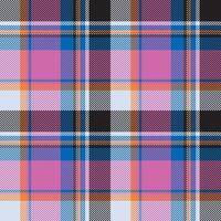 Tartan scotland seamless plaid pattern . Retro background fabric. Vintage check color square geometric texture. vector