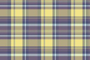 Slim fabric tartan background, retro textile seamless. Random pattern plaid texture check in pastel and khaki colors. vector