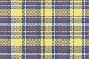 Slim fabric tartan background, retro textile seamless. Random pattern plaid texture check in pastel and khaki colors. vector