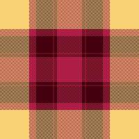 Pattern plaid tartan of texture fabric seamless with a background textile check. vector