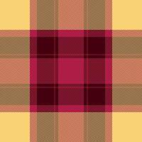 Pattern plaid tartan of texture fabric seamless with a background textile check. vector