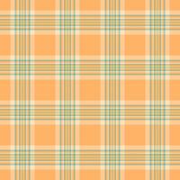 Textile check of seamless plaid tartan with a fabric texture pattern background. vector