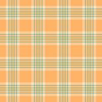 Textile check of seamless plaid tartan with a fabric texture pattern background. vector