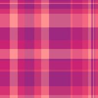 Mixed background pattern, hunter plaid tartan texture. Fade check fabric textile seamless in pink and red colors. vector