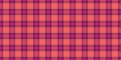 Sample texture tartan fabric, full background check seamless. Luxurious plaid pattern textile in red and magenta colors. vector