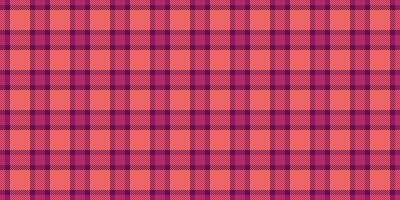 Sample texture tartan fabric, full background check seamless. Luxurious plaid pattern textile in red and magenta colors. vector