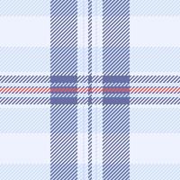 Seamless texture of textile plaid pattern with a tartan background check fabric. vector