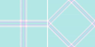 Plaid background of check tartan pattern with a fabric seamless textile texture. vector