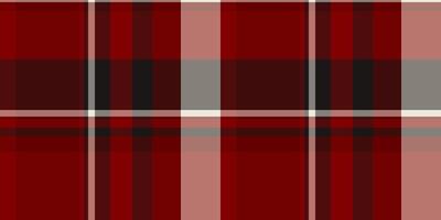 Group seamless tartan, velvet fabric check plaid. Tape textile pattern texture background in red and dark colors. vector