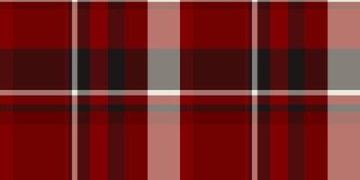 Group seamless tartan, velvet fabric check plaid. Tape textile pattern texture background in red and dark colors. vector