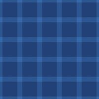 No people tartan texture, throw fabric textile background. Lined plaid seamless pattern check in blue color. vector