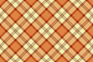 Fabric pattern of seamless textile plaid with a background tartan texture check. vector