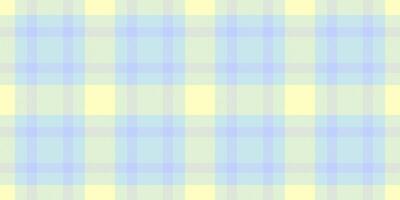 Fold check fabric tartan, household background pattern plaid. Anniversary texture textile seamless in light color. vector