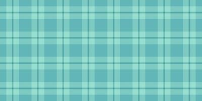 Throw textile background , yuletide fabric seamless check. Tidy pattern tartan texture plaid in teal and pastel teal colors. vector