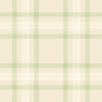 Structure tartan plaid background, chic texture check. Mature pattern seamless textile fabric in light and beige colors. vector