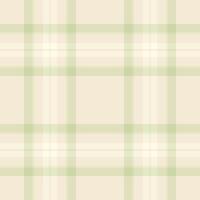 Structure tartan plaid background, chic texture check. Mature pattern seamless textile fabric in light and beige colors. vector