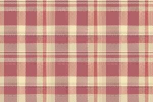 Seamless texture of check background tartan with a plaid fabric textile pattern. vector