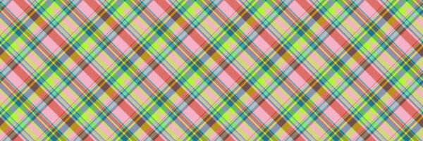 Blank pattern background seamless, scratch texture plaid. Nobility textile check fabric tartan in pastel and red colors. vector